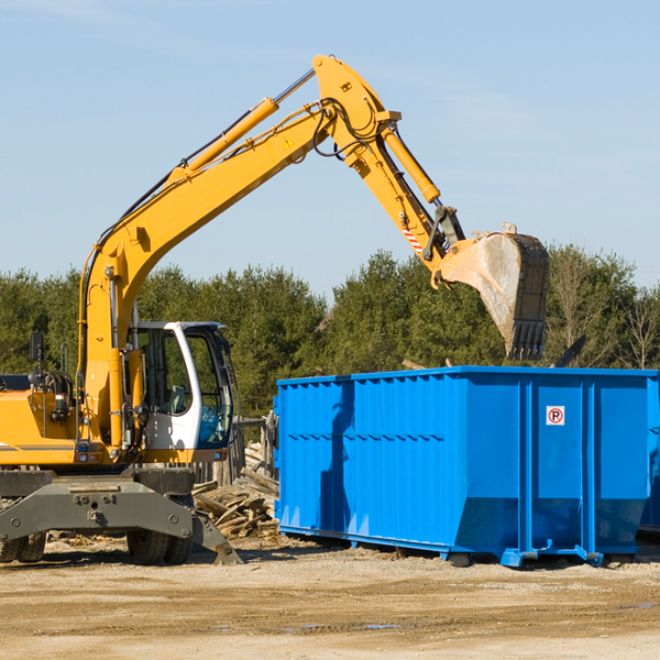 what happens if the residential dumpster is damaged or stolen during rental in Gun Club Estates